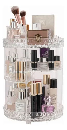 Organizador Maquillaje Porta Cosmetico Giratorio Acrilico !!