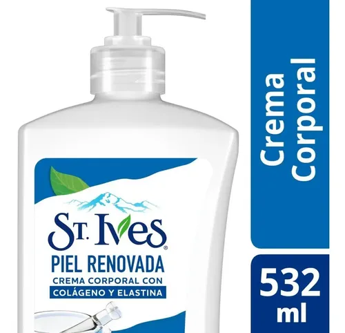 Crema para cuerpo St. Ives Piel Renovada en dosificador 532mL