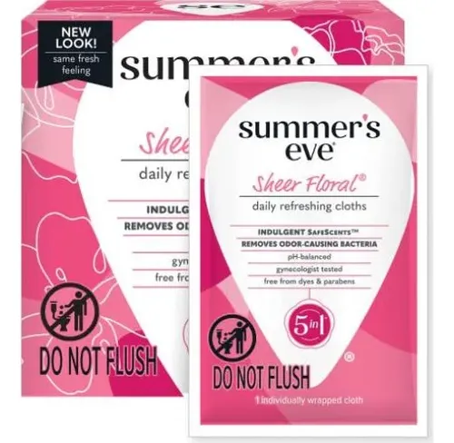Paños Higiénicos Summer’s Eve Para Piel Sensible