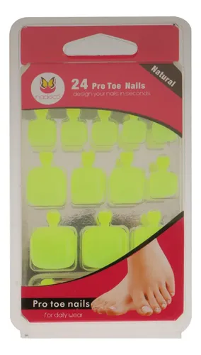 Calcomanías Para Uñas De Los Pies Verde A