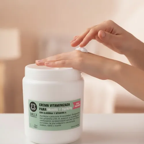 Crema Vitaminizada Para Manos Y Cuerpo Del3 X Kilo