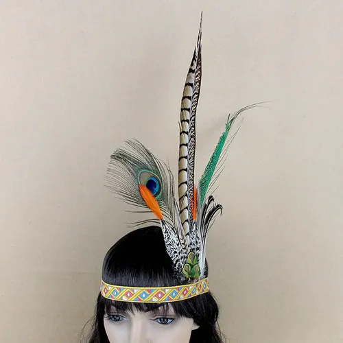 . De Plumas, Diadema, Banda For El Pelo, Vestido, For Fs7