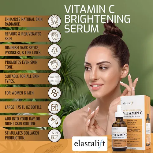 Sérum Facial Elastalift Vitamina C Con Ácido Hialurónico 50
