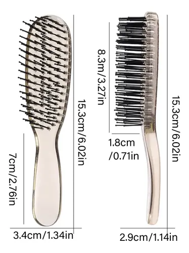 Cepillo De Pelo Para Uso Seco Y Húmedo, No Desenreda