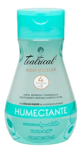 Teatrical Agua Micelar Humectante X 600 Ml