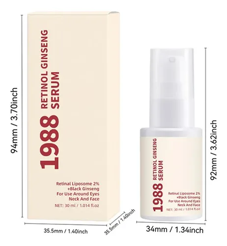 Serum Facial 1988 Con Retinol Y Ginseng 30 Ml