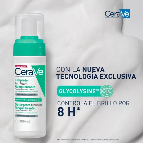 Cerave Limpiador Air Foam Reequilibrante 148ml