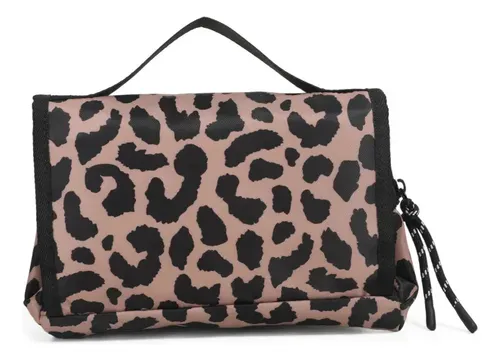 Portacosmetico Chimola Ideal Para Tus Maquillajes R157 Leopardo