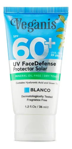 Veganis Protector Solar Facial Fps 60 Invisible Sin Tacc
