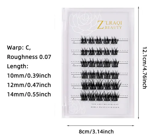 Fake Lashes Individual Beauty Cluster, Autoadhesivas, Postiz