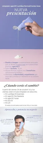 Limpiador De Rostro Nuskin Lumi Spa Io Inteligente! Rosa