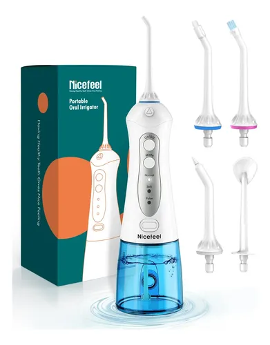 Hilo Dental Inalámbrico Nicefeel Fc159, 300 Ml, Portátil