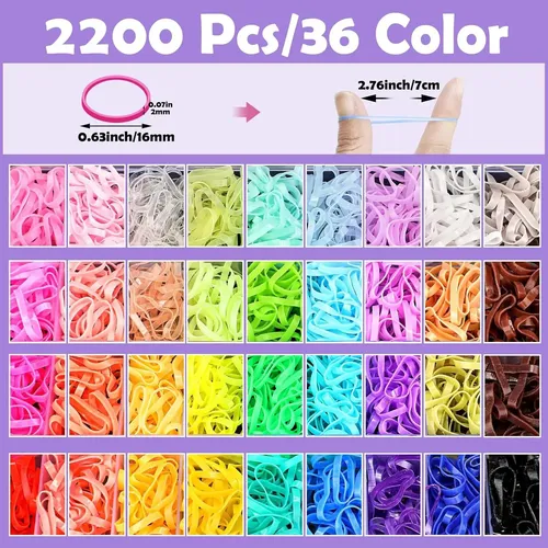 2200 Ligas For El Cabello Y Pinzas For Niñas Accesorios