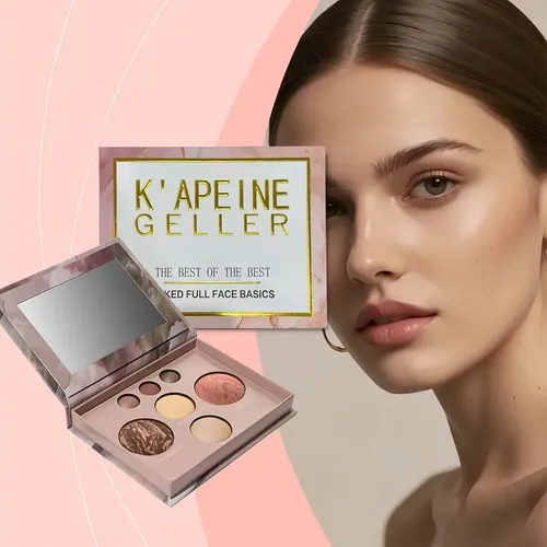 Paleta De Maquillaje 3 En 1: Contorno, Rubor, Sombra De Ojos