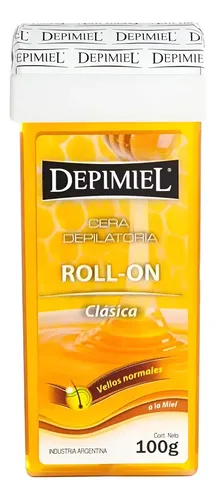 Depimiel Cera Depilatoria Roll On Clasica De Miel 100g Local