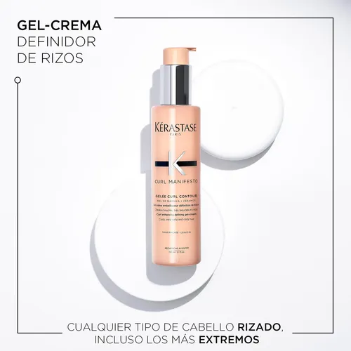 Gel-crema De Peinar Nutritiva Para Rulos Con Fijación 150ml