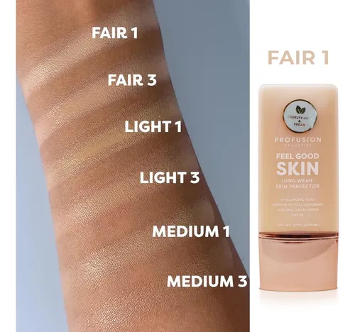 Profusion Cosmetics Base Líquida Ligera Para Un