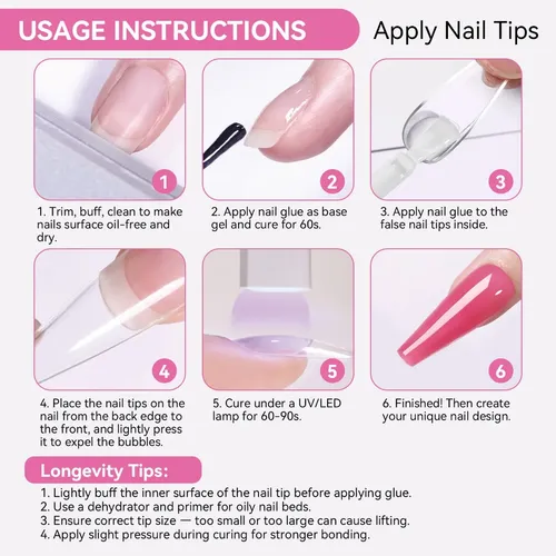 Gel Uñas 6 En 1 Base Y Top Coat 15ml (gm).