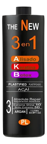 Keratina Alisado Plastificado Y Rejuv B Capilar 3 En 1 Envio