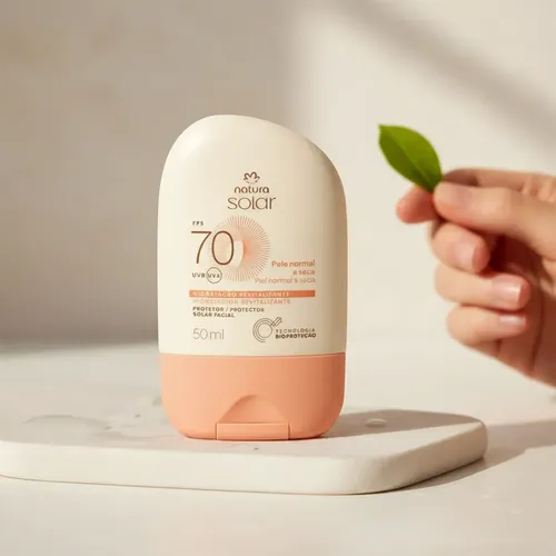 Protector Solar Facial Piel Normal A Seca Fps 70 Natura