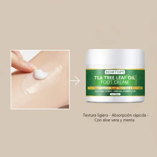 Crema Hidratante Para Pies Secos Y Ásperos