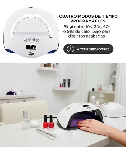Cabina Led Uv Gadnic Para Uñas Sensor Y Mango Superior