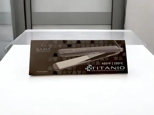 Planchita de pelo GA.MA Italy Titanio negra