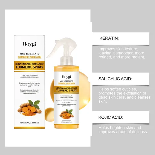 Spray Exfoliante De Cúrcuma Y Ácido Kójico Hoygi Gentle Faci