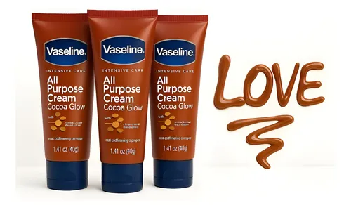 Loción Corporal Vaseline Cocoa Glow Hidratación 40 G X3 Uni