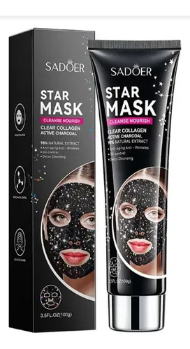 Mascarilla Facial Peel Off Star Mask Detox 100g Sadoer Tipo de piel Todo tipo de piel