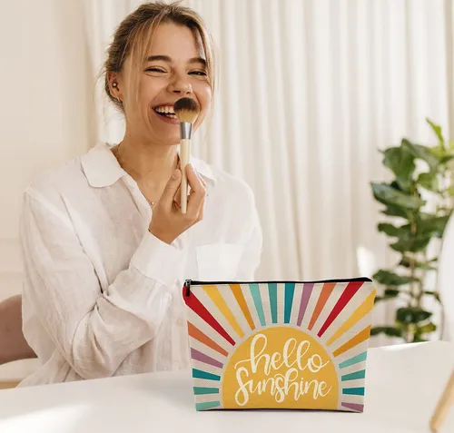 Bolsa De Maquillaje Ohsul Hello Sunshine Inspiradora Para Vi