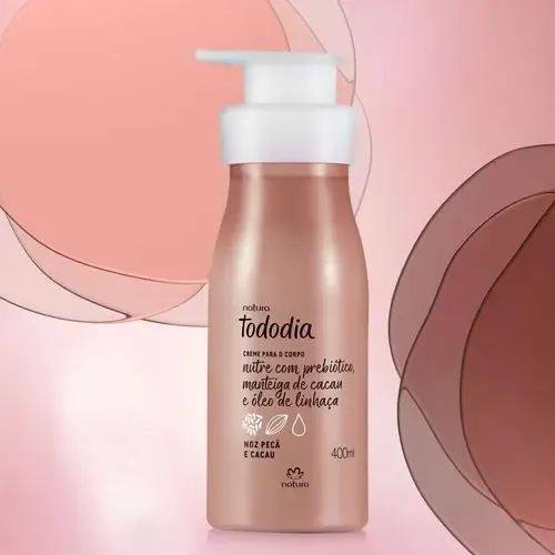 Kit de regalo Natura: crema hidratante Tododia y jabón con fragancia de nuez de cacao y nuez de nuez