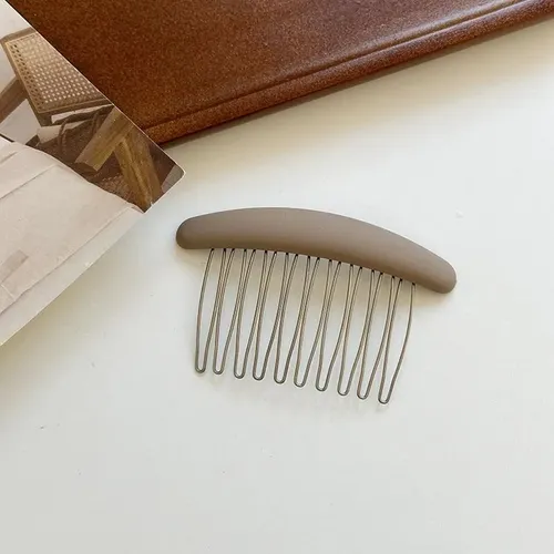 Set De 3 Pinzas De Pelo De Acrílico Mate, Accesorios Para Ca