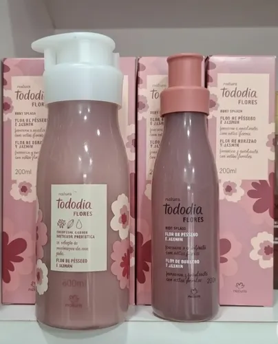Kit Natura Tododia Flores Crema Corporal Y Body Splash