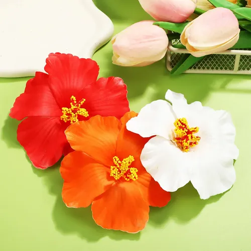 3 Clips De Flores Hawaianas