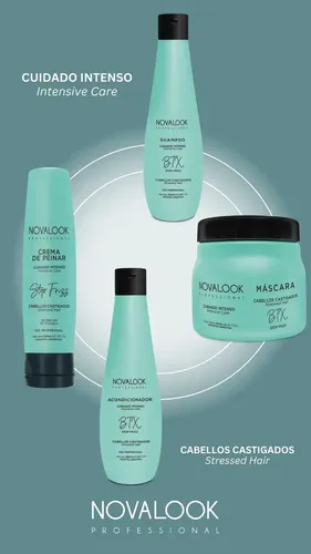 Acondicionador Novalook Btx Botox 760ml Cabellos Castigados