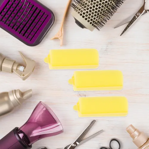 Rodillos De Pelo Con Esponja Para Mujer, 24 Unidades, Rizado