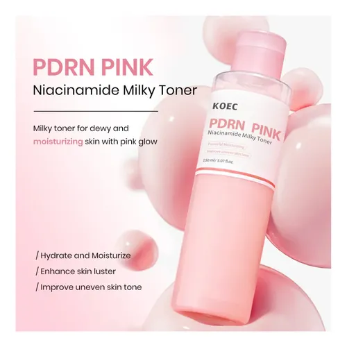 Tónico Facial Koec Pdrn Pink Luminosidad E Hidratación