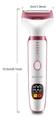 Depiladora Eléctrica Recargable 4 En 1 Para Mujer Rosa