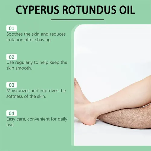 2 Unidades De Aceite 100% Cyperus Rotundus, Elimina El Vello