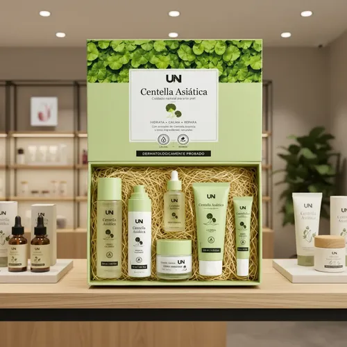 Kit Skincare Uni Centella Asiática Anti Acne 6 Productos