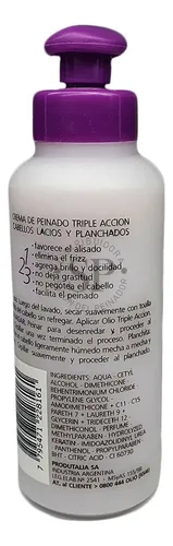 Crema De Peinado Sin Enjuague Lacios Olio 160g