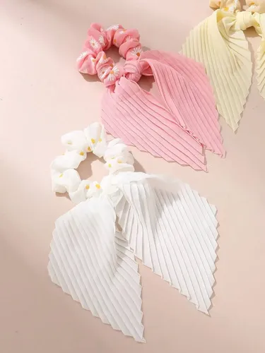 Set De 6 Coleteros Daisy For Niñas, Uso Diario Y Decoración