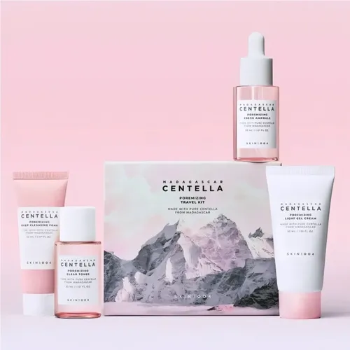 Skin1004 Madagascar Centella Poremizing Skincare Kit Viaje