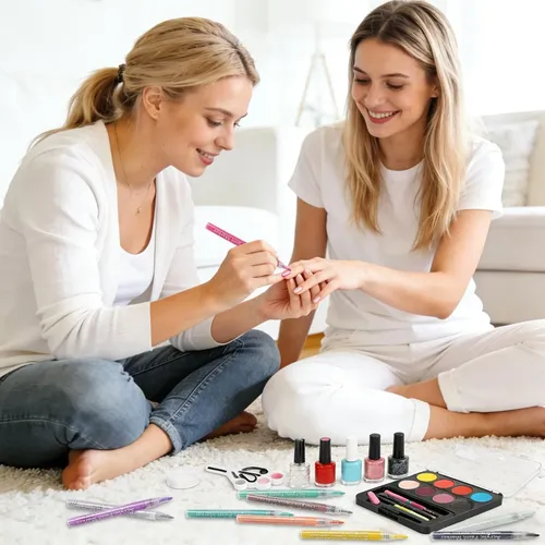 Lápiz De Uñas Con 18 Colores, Punta Fina, Duradero