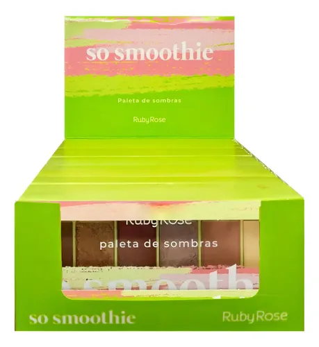 Paleta 6 Sombras Matte Shimmer So Smoothie Ruby Rose