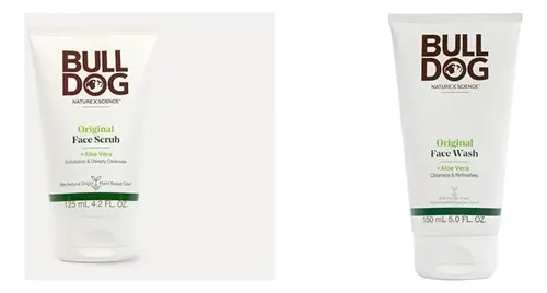 Set Limpieza Facial Bulldog Original Hombres 120g Y 150g