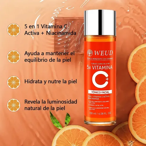 Tónico Antioxidante Weud Que Hidrata Y Reafirma La Vitamina