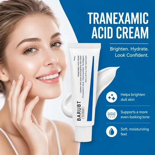 Crema Facial Barubt Con Ácido Tranexámico 50ml Todo Tipo De Piel Día/noche