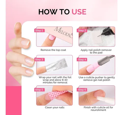 Melodysusie Foil Nail Wraps 400 Piezas